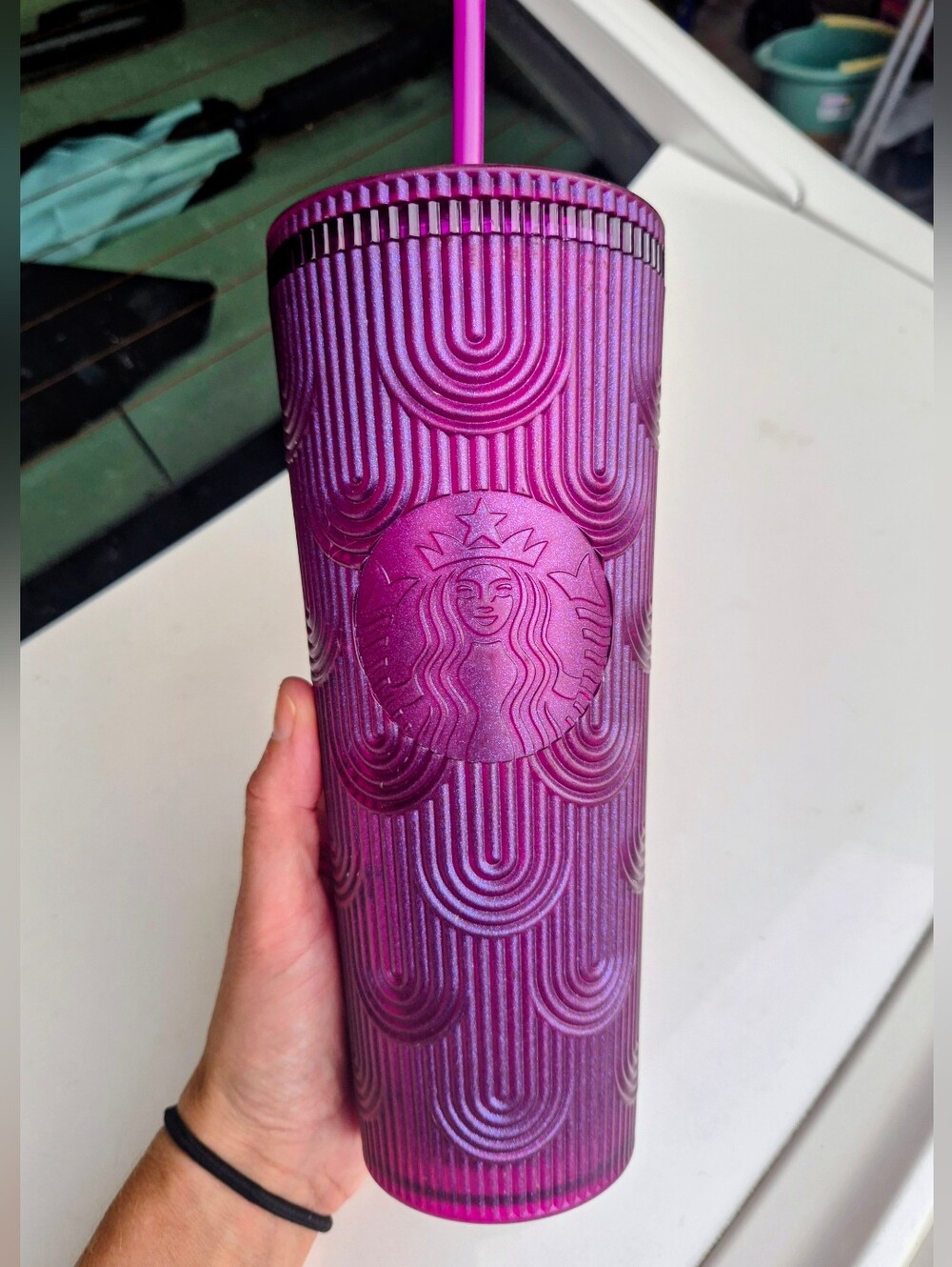 RARE LIKE NEW STARBUCKS Siren 24 oz. TUMBLER